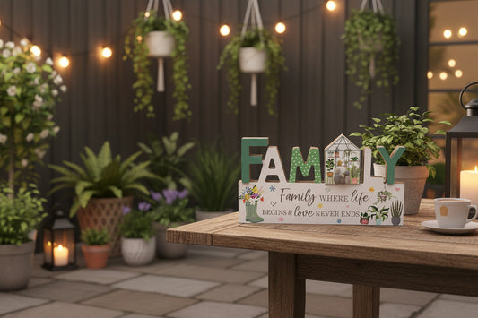 Family Garden Plaque