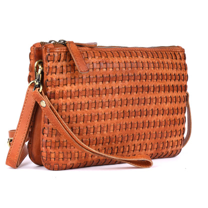 Rugged Hide Rimini Crossbody- Cognac