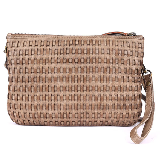 Rugged Hide Rimini Crossbody- Taupe