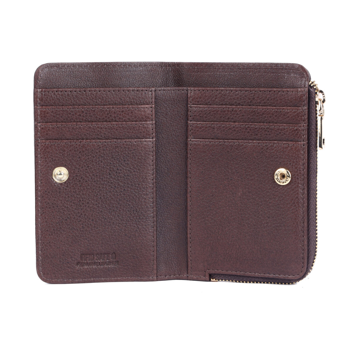 Rugged Hide Mia Wallet-Brown