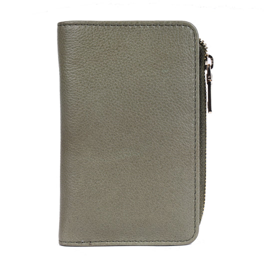 Rugged Hide Mia Wallet-Olive