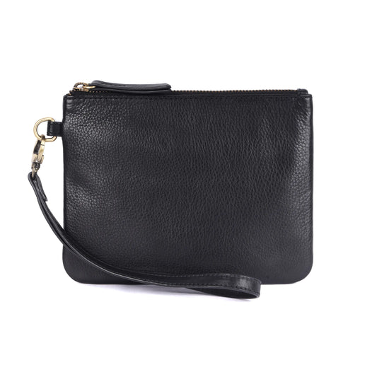 Rugged Hide Carlota Pouch-Black