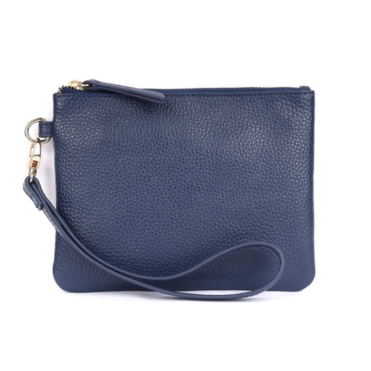 Rugged Hide Carlota Pouch-Cobalt