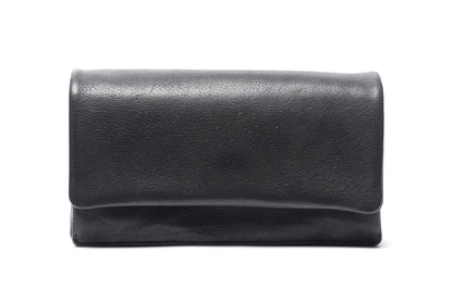Rugged Hide Bowie Wallet-Black