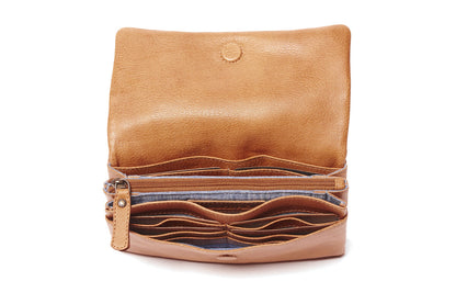 Rugged Hide Bowie Wallet-Lilac
