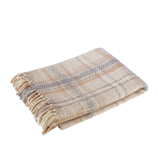 Rhiannon Throw Rug- Beige Multi