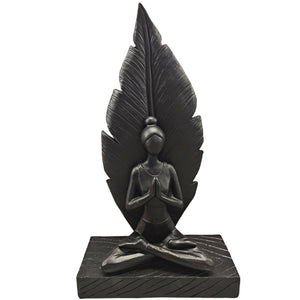 Yoga Mantra Figurine - Black