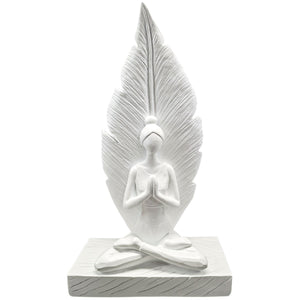 Yoga Mantra Figurine - White