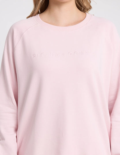 Stella and Gemma Classic Sweat-Pink Tulle