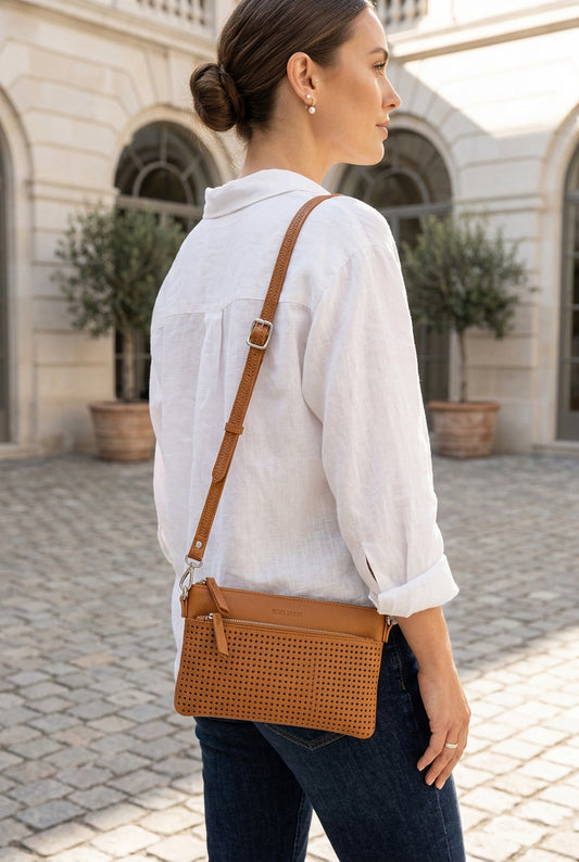 Milla Crossbody- Tan