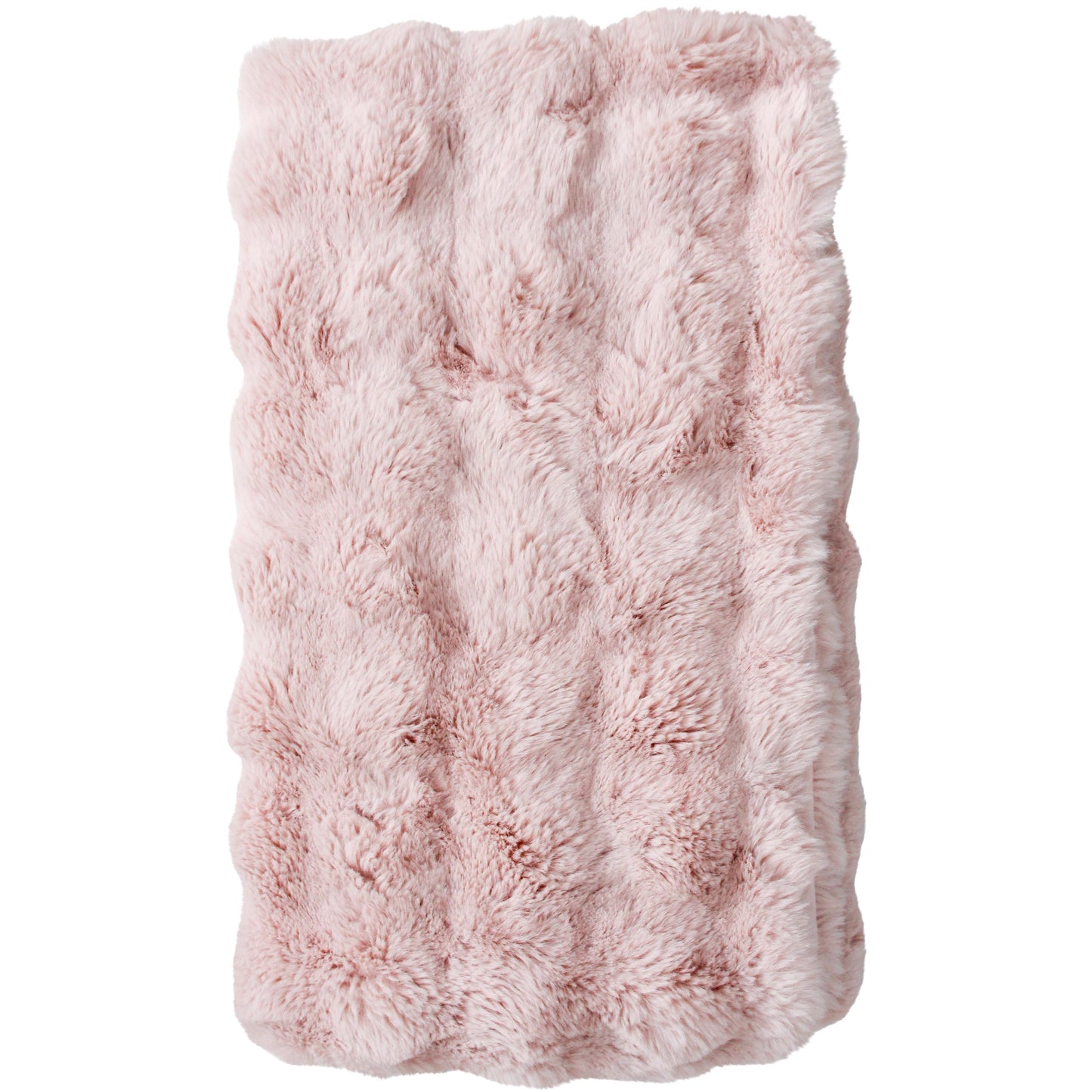Throw Rug Faux Fur-PINK