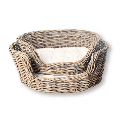 Rattan  Kubu Pet Bed- Oval