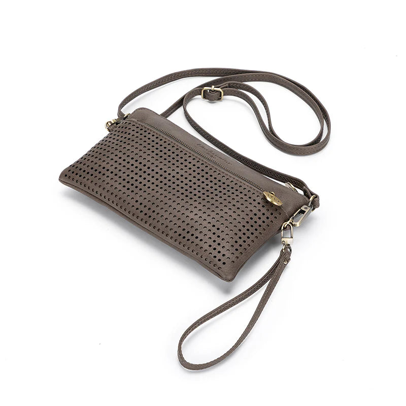 Nina Crossbody/Clutch-Dark Taupe