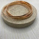 Interlinked Bangle-Rose Gold