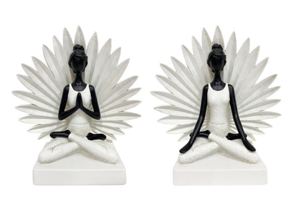 Black and White Yoga Ladies