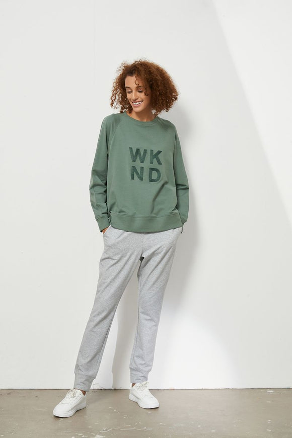 Tirelli WKND Stitched Sweat- Lilypad