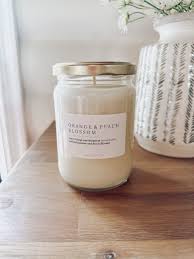 Milkwick Candle-Orange Blossom and Peach