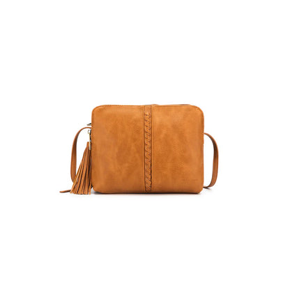 Pia Crossbody Bag-Tan