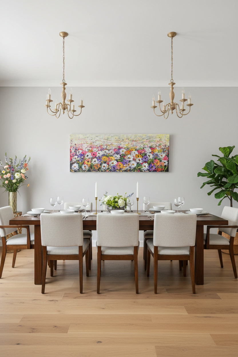 White Daisy Painting