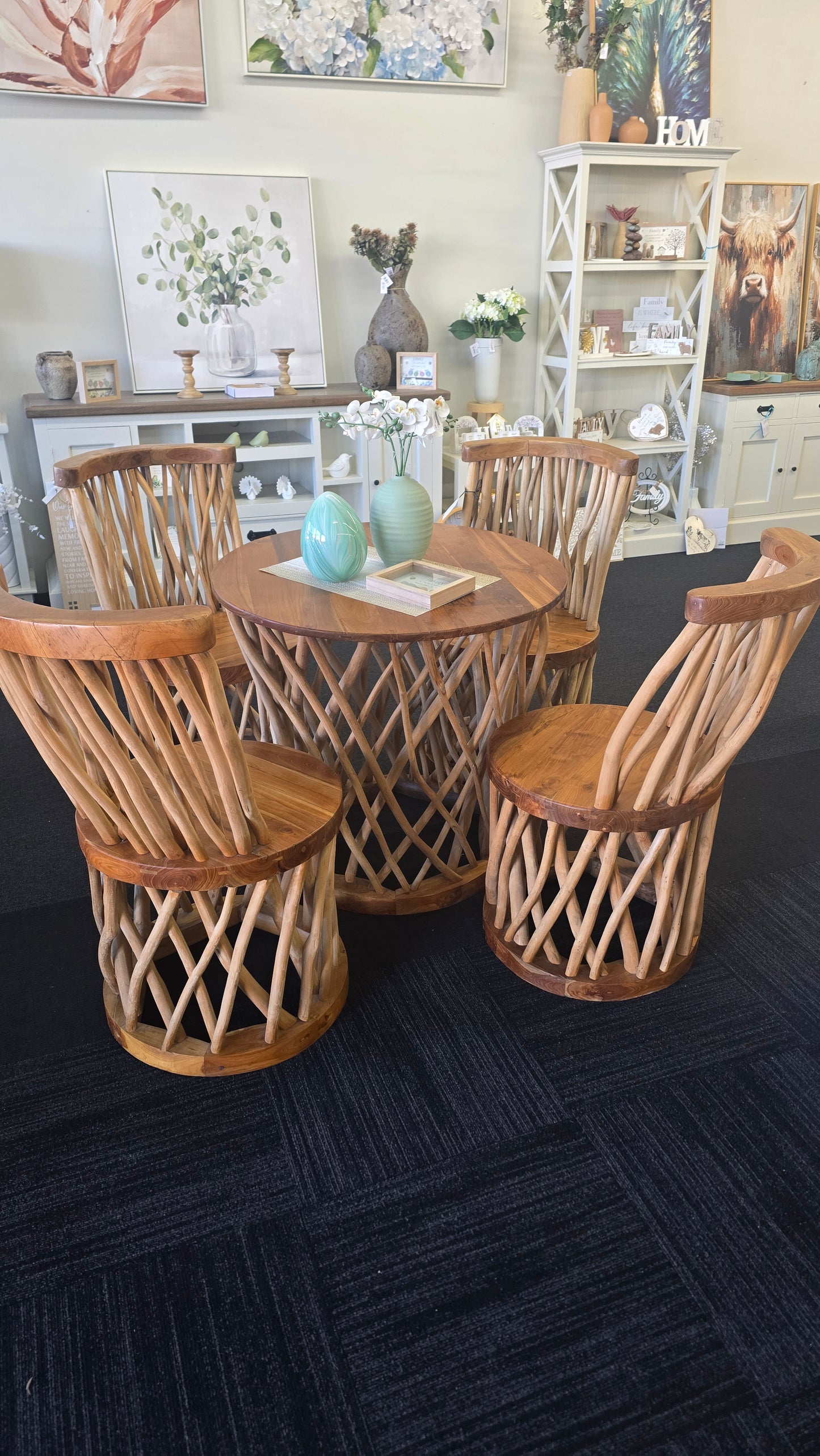 Teak Dining Setting- 5 Piece