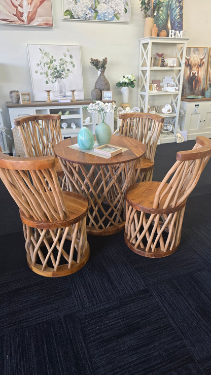 Teak Dining Setting- 5 Piece