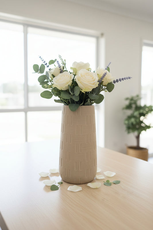 Temperace vase-Beige