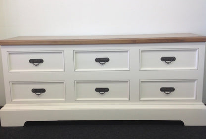 Coastal 6 Drawer Buffet