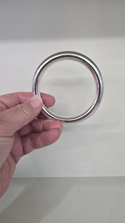 Single Bangle Medium -Silver