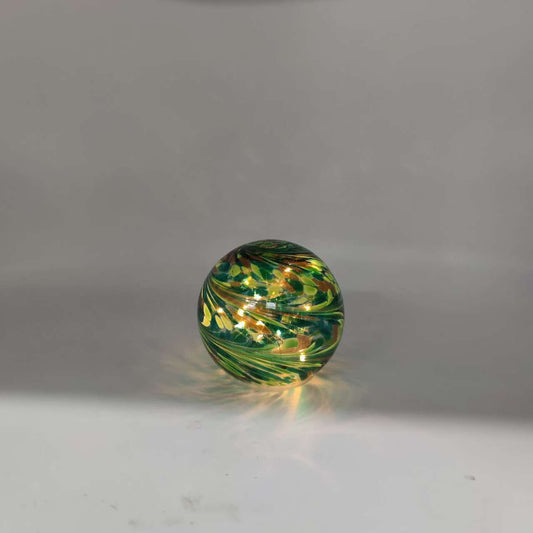 Glow Light Round-Emerald Green/Gold