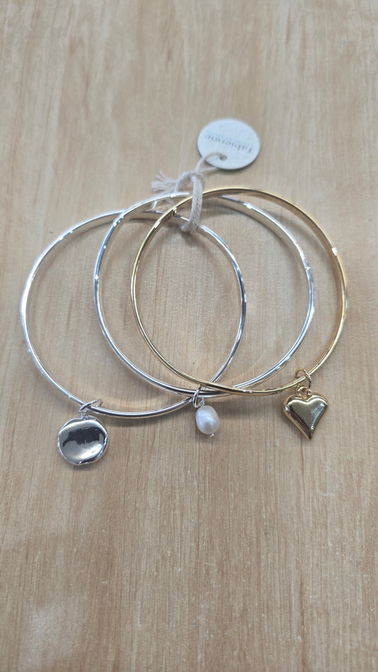 Bangle Silver/ Gold Trio