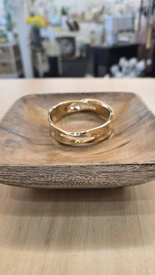 Bangle Double Hinged-Gold
