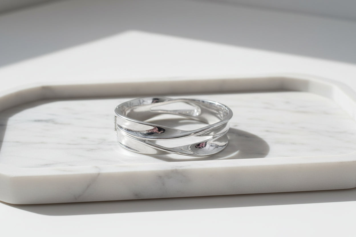 Gold Double Hinge Braclet