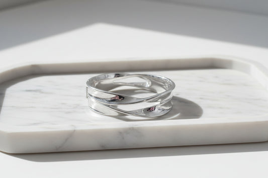 Silver Double Hinged Bracelet