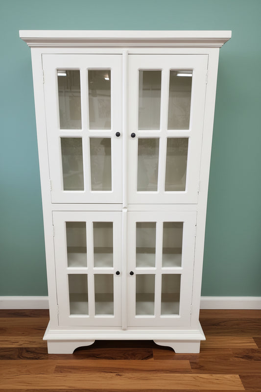 New York Full Glass Cabinet