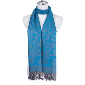 Scarf-Teal Blue