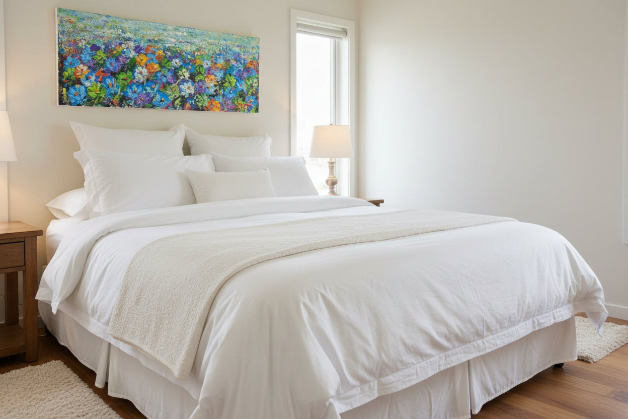 Field of Blues Painting