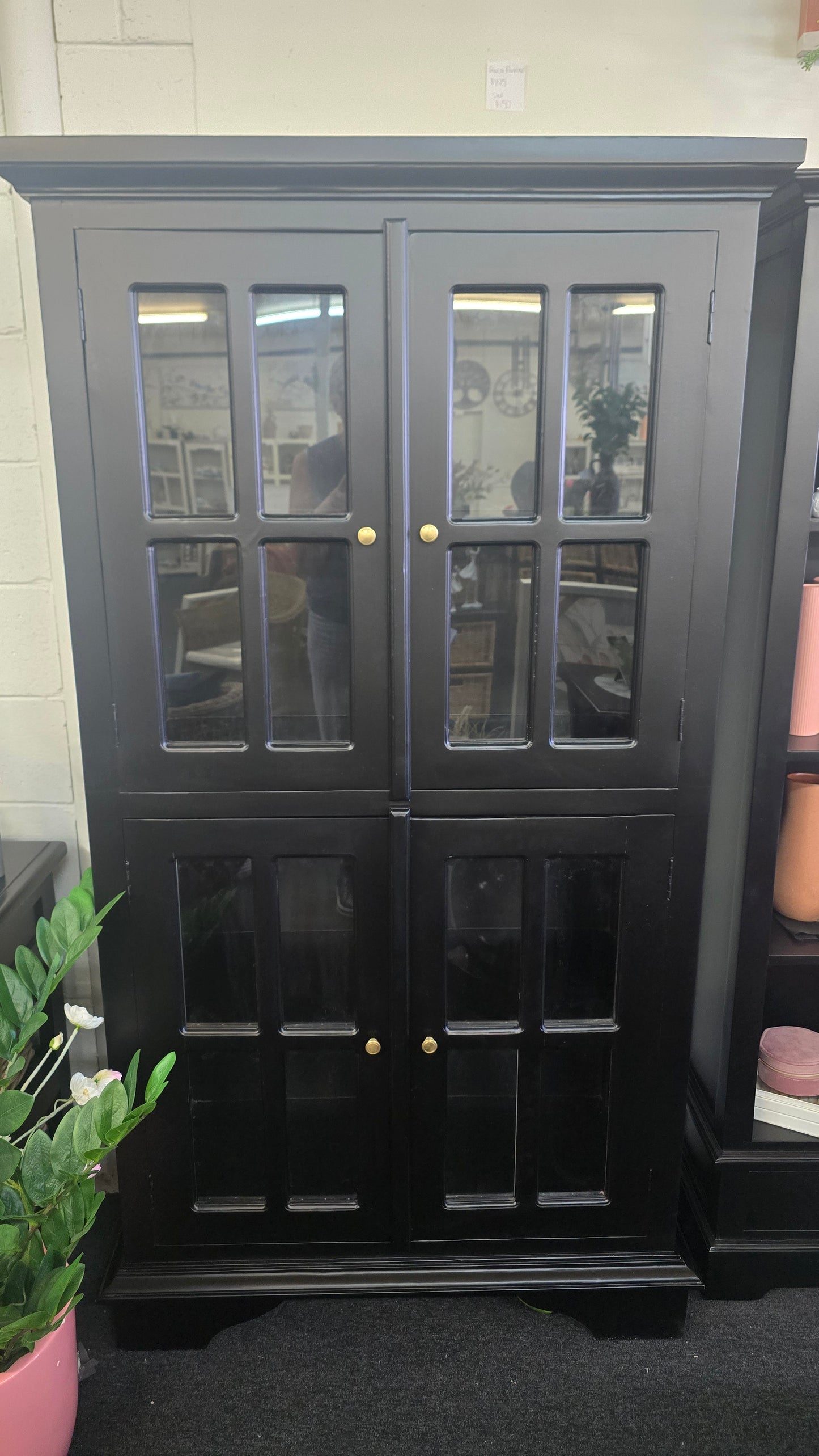 Java Full Glass Cabinet