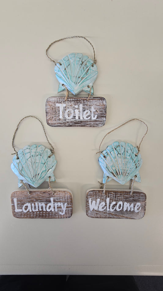 Wooden Signs Set