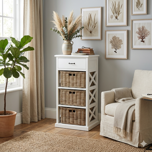 Boston 3 Drawer Cross Cabinet