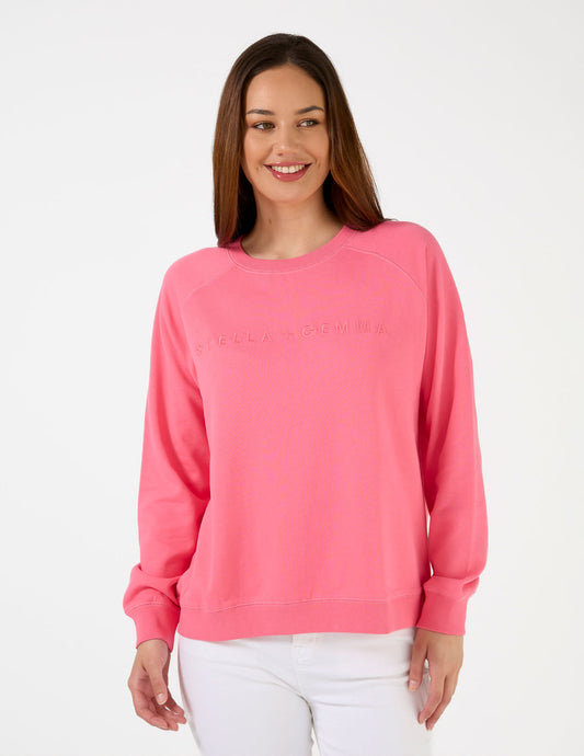 Stella and Gemma Classic Sweat- Watermelon