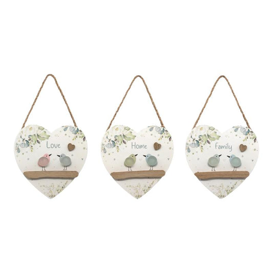 Hanging Heart Plaque