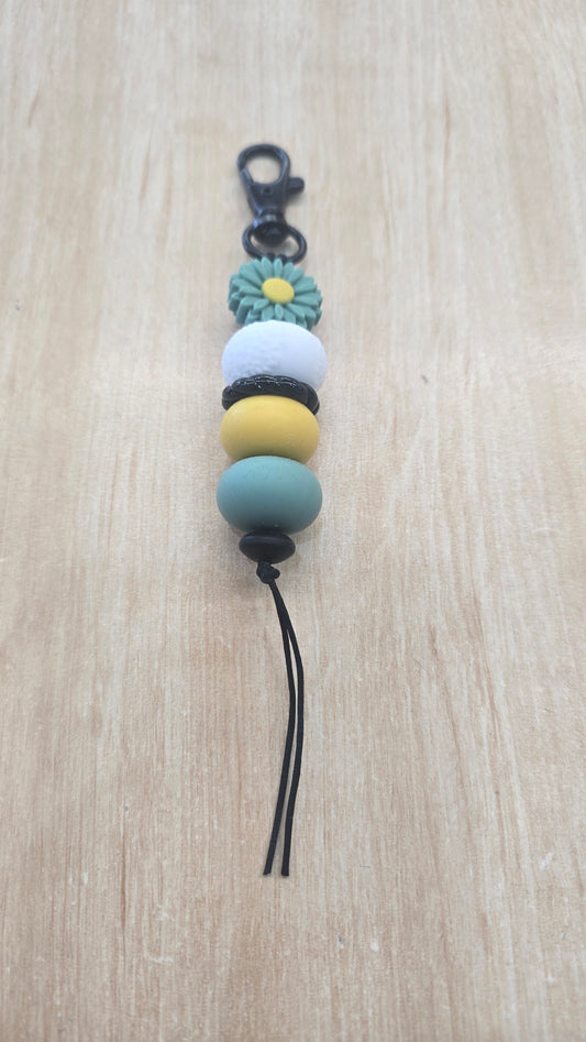 Hanging Beaded Keyring- You're my Sunflower