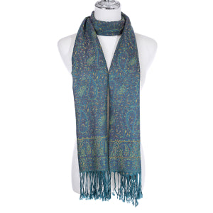 Scarf Paisley - Teal