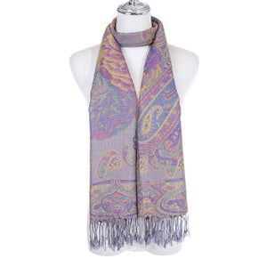 Scarf Floral - Grey