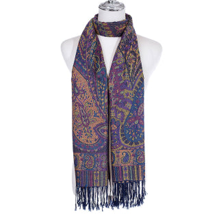 Scarf -Navy Mix
