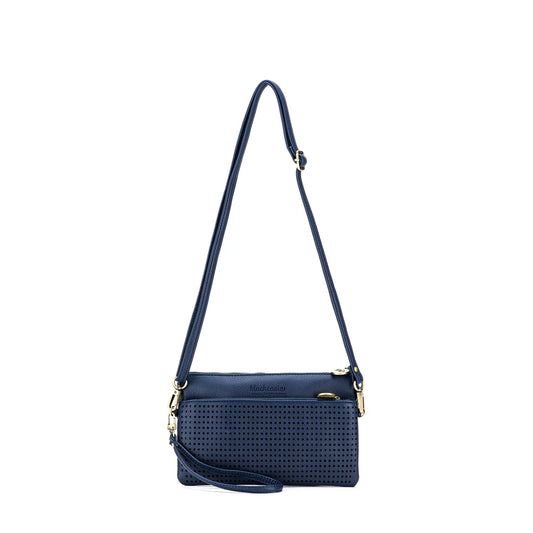 Nina Crossbody/Clutch- Navy