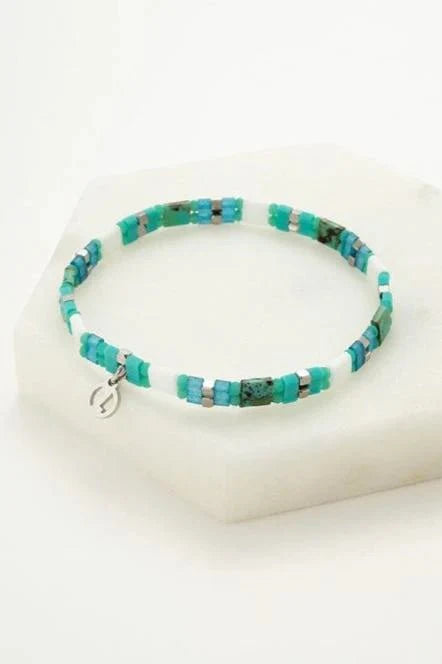 Zafino Tile Bracelet-Aqua