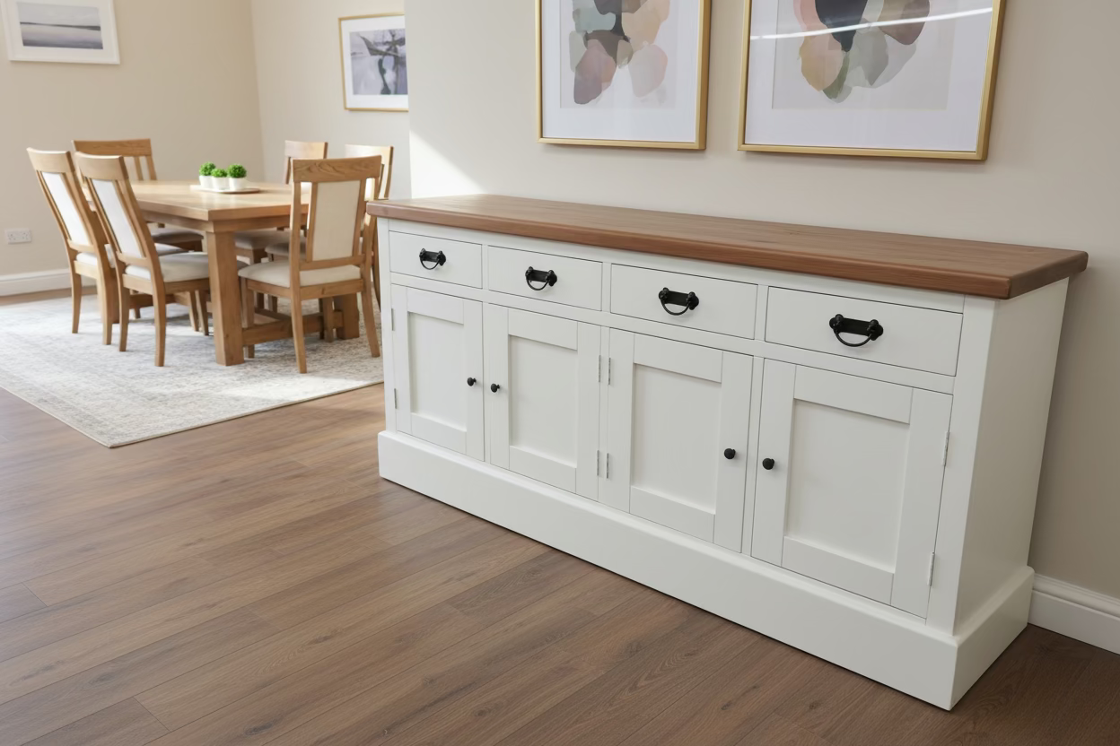 Coastal 4 Drawer Buffet