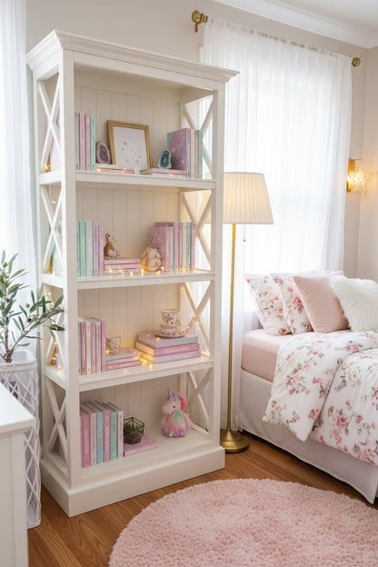 Hampton's Back Panel Double Bookcase