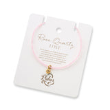 Rose Quartz Celestial Bracelet - Love